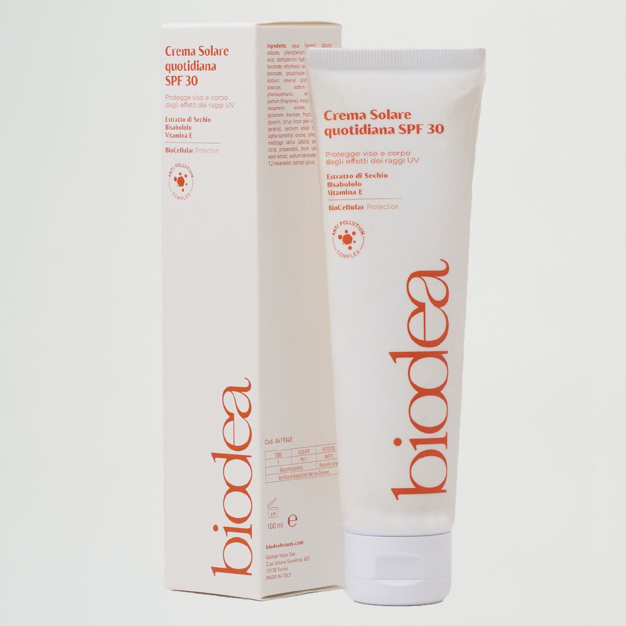 Crema Solare Quotidiana SPF 30 Viso e Corpo